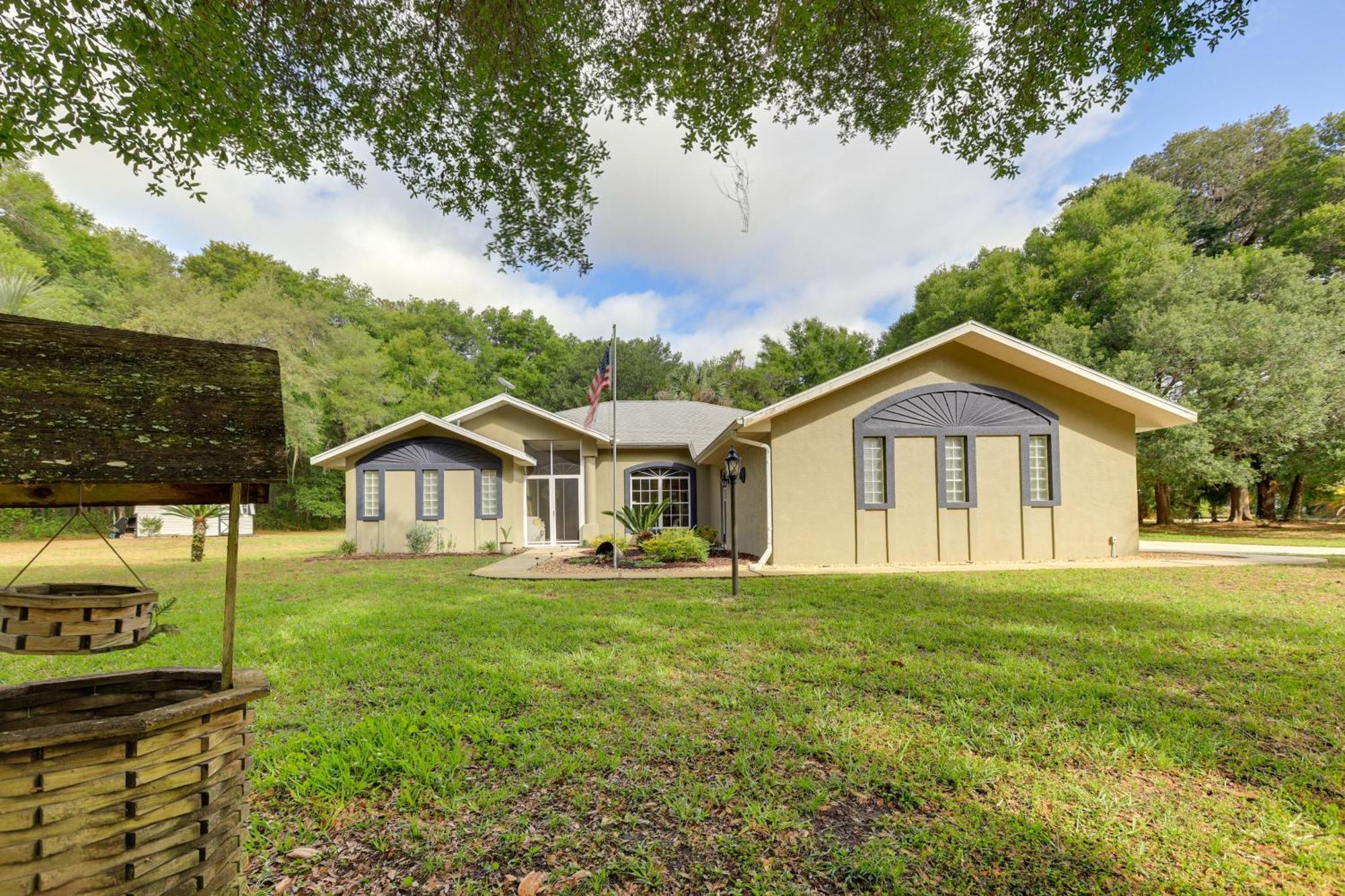 8 Mi To Rainbow Springs Dunnellon Area Home! 外观 照片